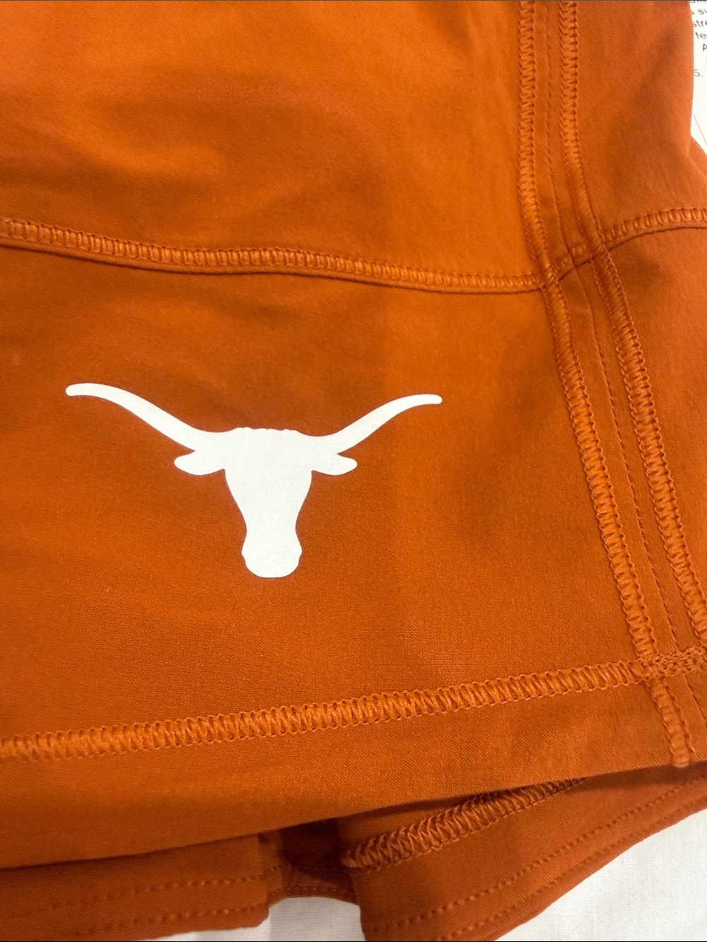 lululemon athletica Pace Rival MR Skirt in burnt orange with white tag - Picture 6 of 9
